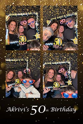 Example of a personalised Pixel Pop photo booth design