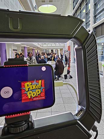 Barnet & Southgate College Freshers fair 360 Video Booth