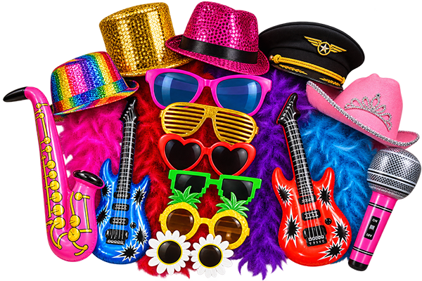 Premium Props for your Pixel Pop booth hire