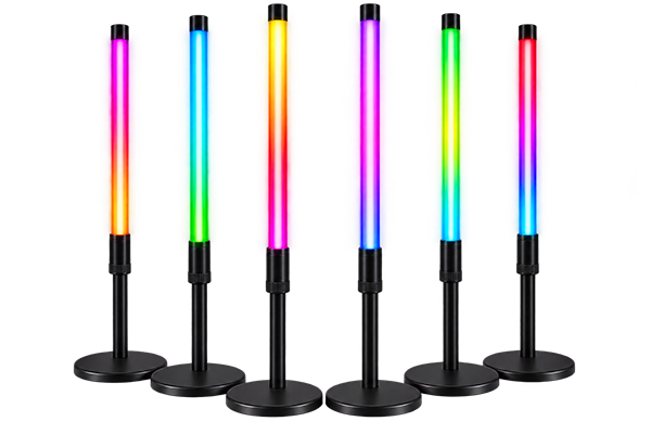 LED Tube Lighting for your Pixel Pop booth hire