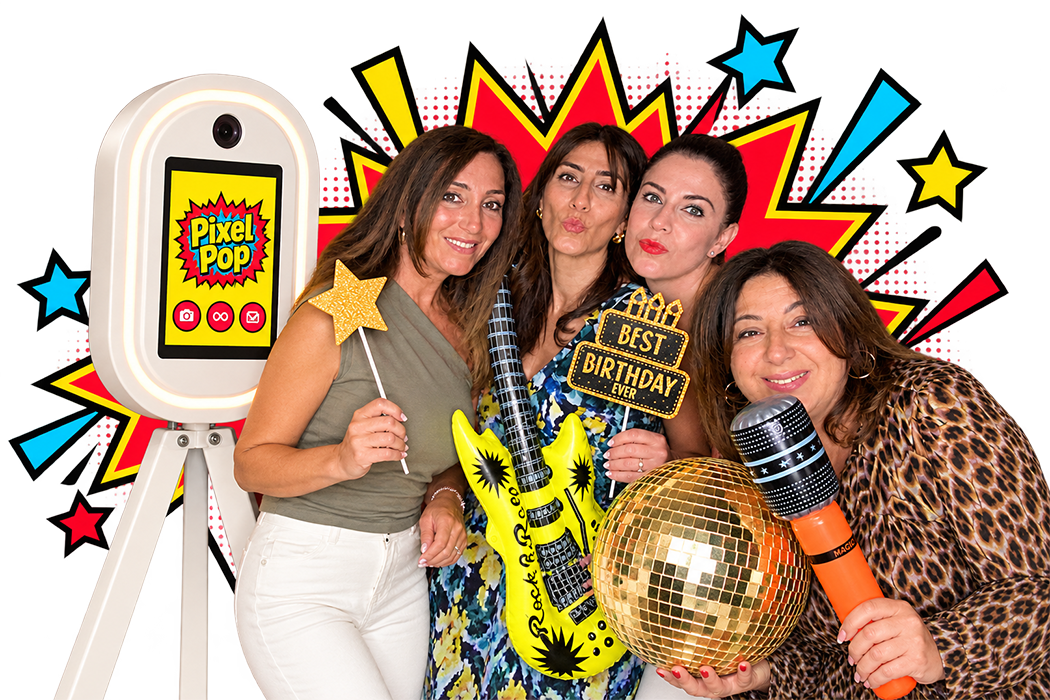 Pixel Pop Vintage Photo Booth
